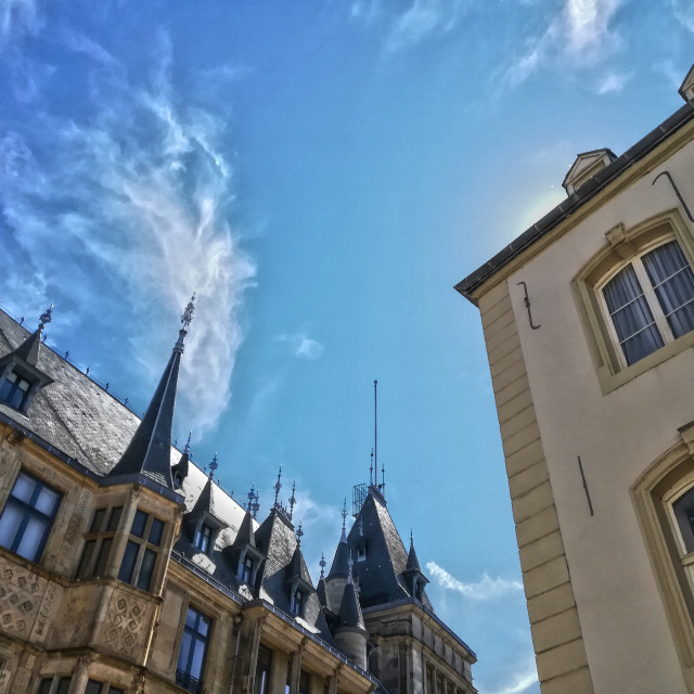 "The Grand Duke's Palace, Luxembourg City" stock image