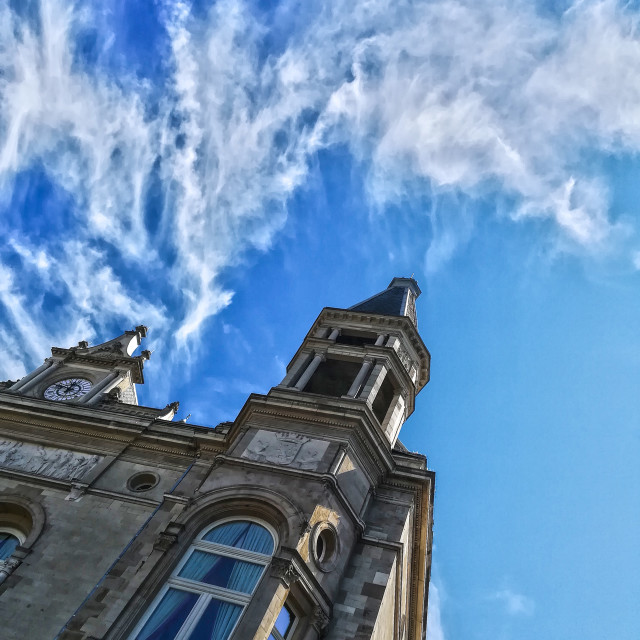 "Residential Skyline, Luxembourg City" stock image