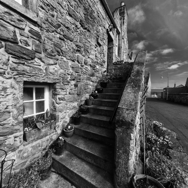 "Crail Fishing Village" stock image