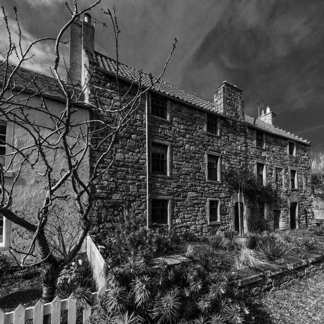 "Houses in Crail Fishing Village" stock image