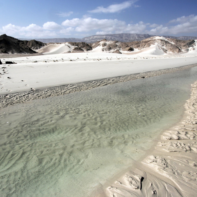 "Socotra Sand Bar" stock image
