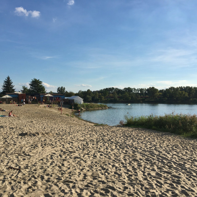 "Krakow: Bagry Beach" stock image