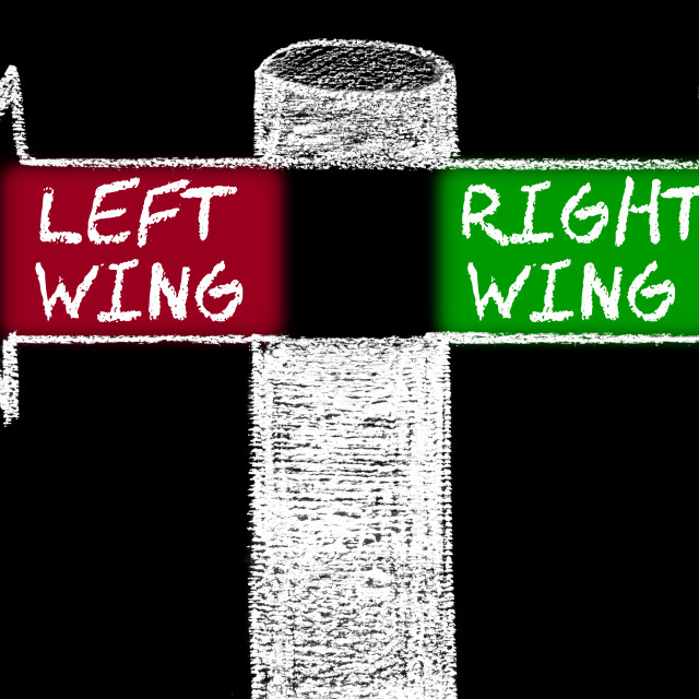 Opposite Arrows With Left Wing Versus Right Wing License Download Or Print For 6 Photos Picfair