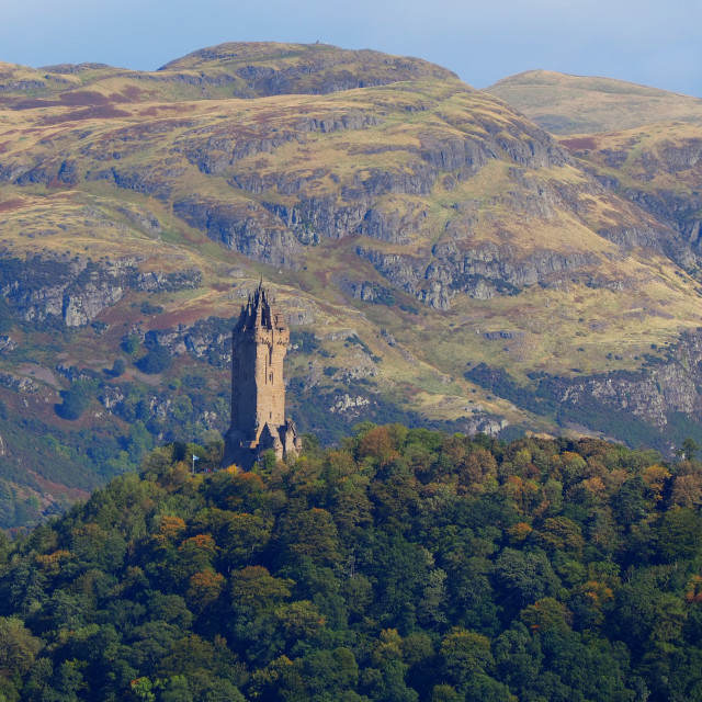 "National Wallace Monument" by Barry Whyte - £15.00 "National Wallace Monument" stock image
