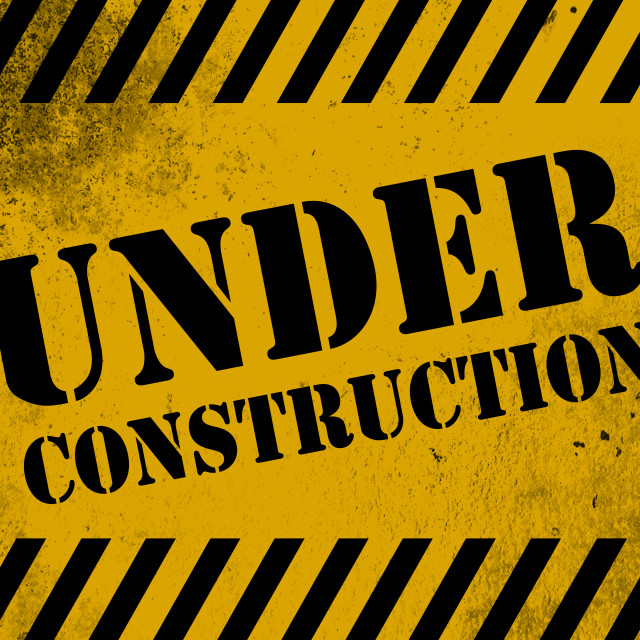 Download Under Construction Sign Yellow With Stripes License Download Or Print For 6 19 Photos Picfair PSD Mockup Templates