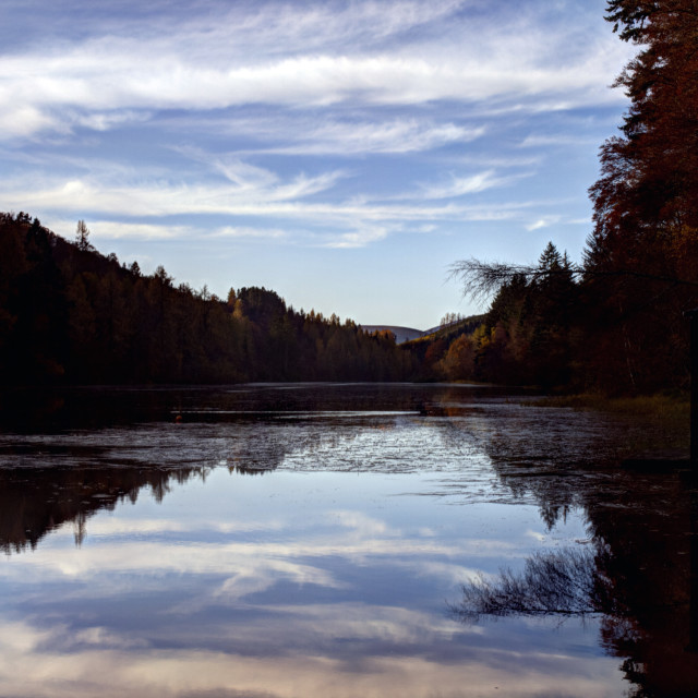 "Millbuies Loch" by Barry Whyte - £15.00 "Millbuies Loch" stock image