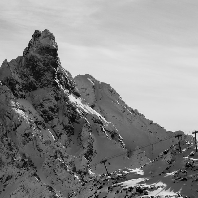 "Top of the Lift" stock image