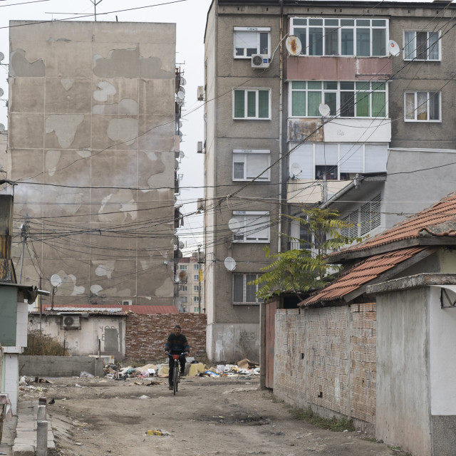 "Roma area Stolipinovo" stock image