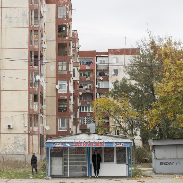 "Roma area Stolipinovo" stock image