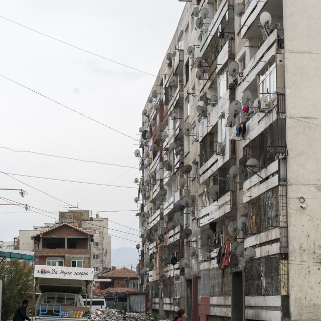 "Roma area Stolipinovo" stock image