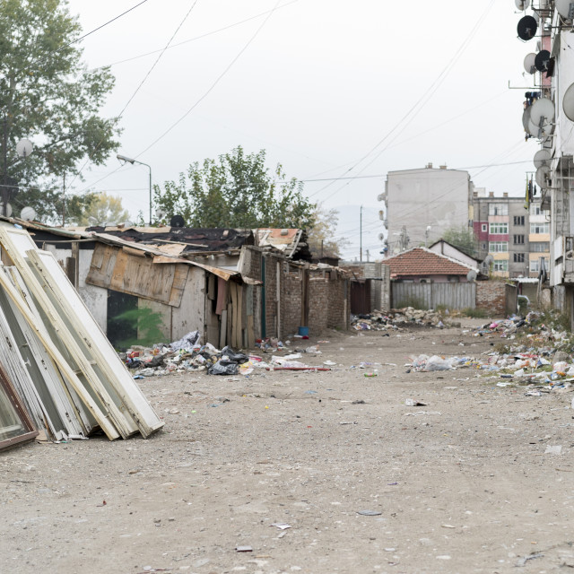 "Roma area Stolipinovo" stock image