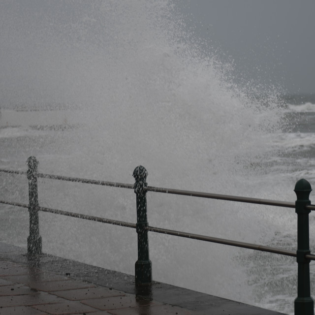 "Stormy seas" stock image