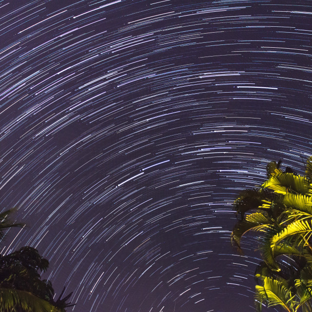 "Star trail" stock image