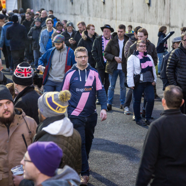 "Dulwich Hamlet vs. Eastbourne Borough, Boxing Day 2018" stock image