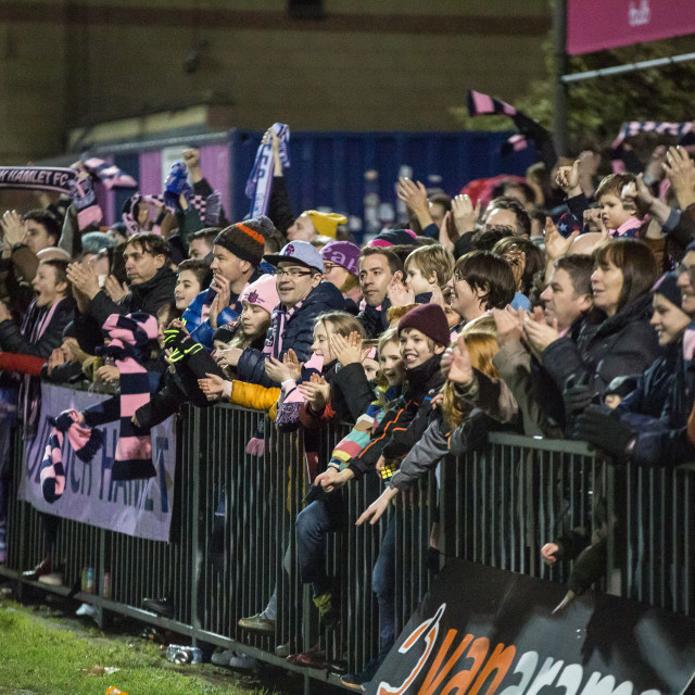 "Dulwich Hamlet vs. Eastbourne Borough, Boxing Day 2018" stock image