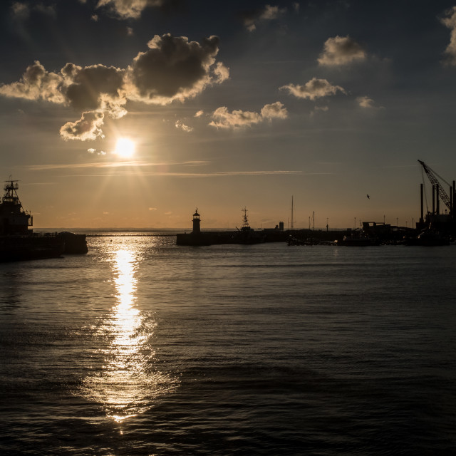 "Ramsgate Harbour" stock image