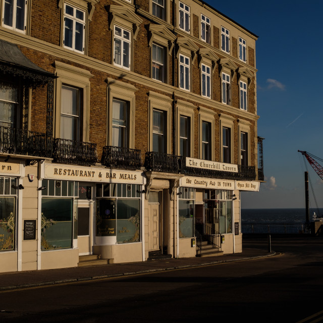 "Winter in Ramsgate" stock image