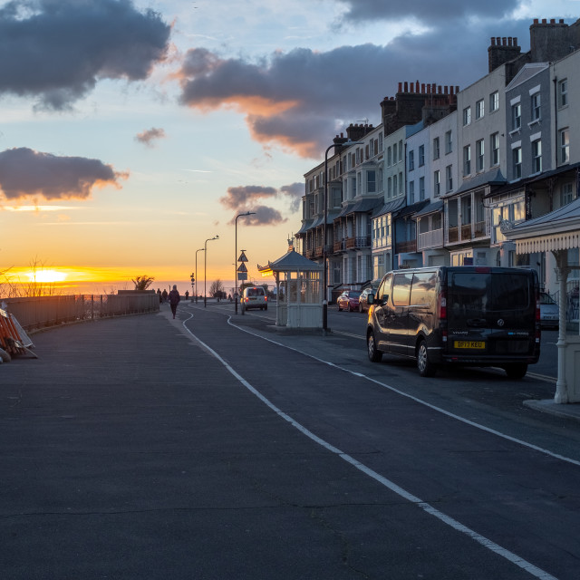 "Ramsgate Sunset" stock image