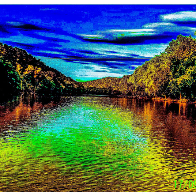 "The Kentucky River" stock image