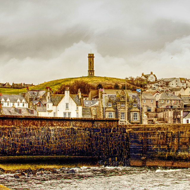 "Harbour & Town" by Barry Whyte - £15.00 "Harbour & Town" stock image