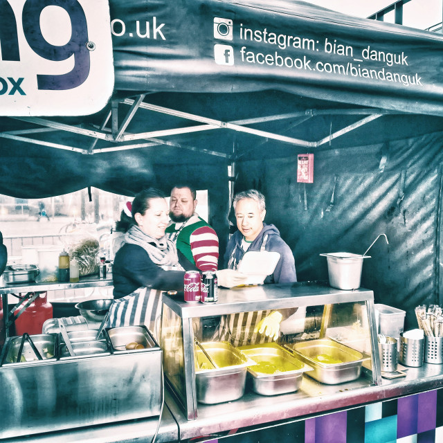 "Taiwanese street food stall" stock image