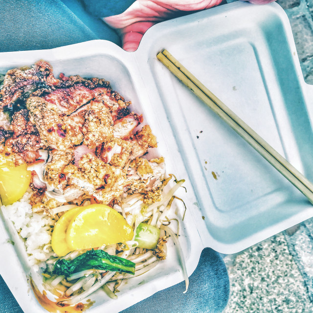 "Taiwanese street food" stock image