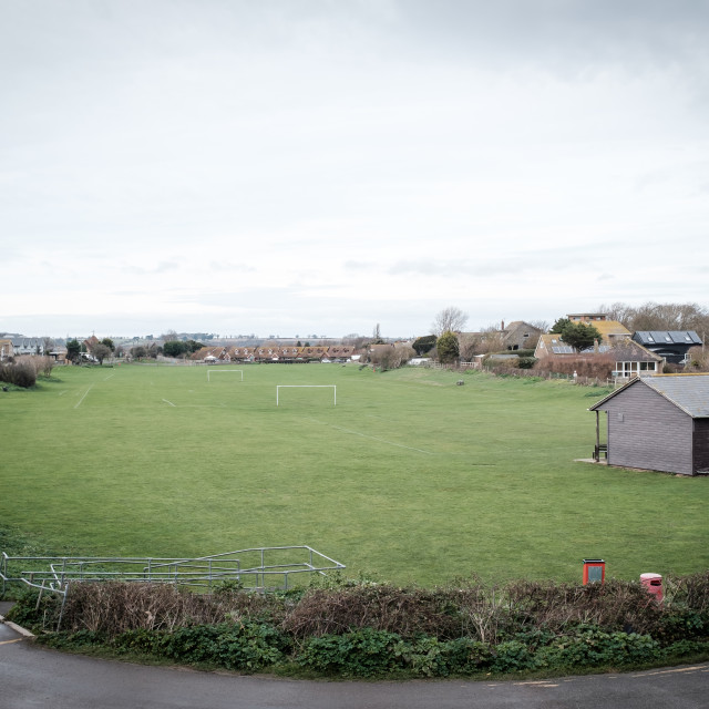"Football Pitch" by Duncan Palmer - $18.50 "Football Pitch" stock image