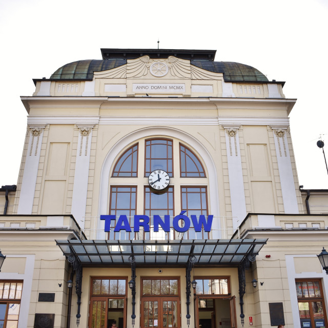 "Tarnów: Train Station" stock image