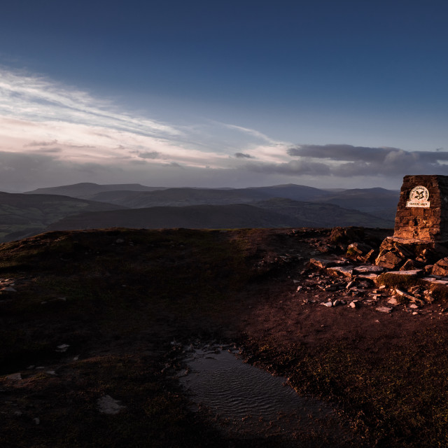 "Ysgyryd Fawr - The Skirrid" stock image