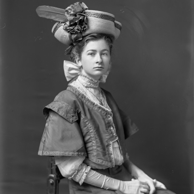 "VINTAGE PORTRAIT OF ELEGANT WOMAN WITH FANCY HAT" by JOHN MOUNT - $25.10 "VINTAGE PORTRAIT OF ELEGANT WOMAN WITH FANCY HAT" stock image