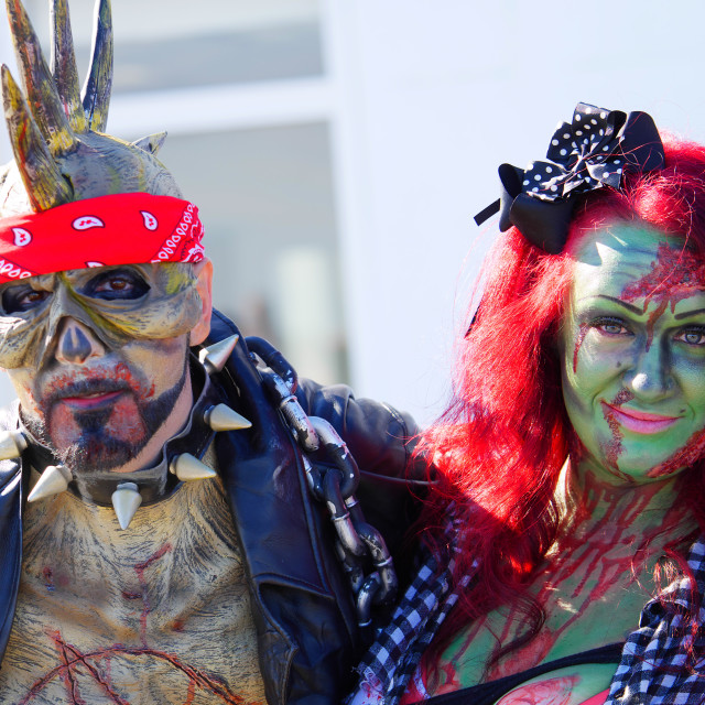 "ASBURY PARK ZOMBIE WALK" by JOHN MOUNT - $25.14 "ASBURY PARK ZOMBIE WALK" stock image