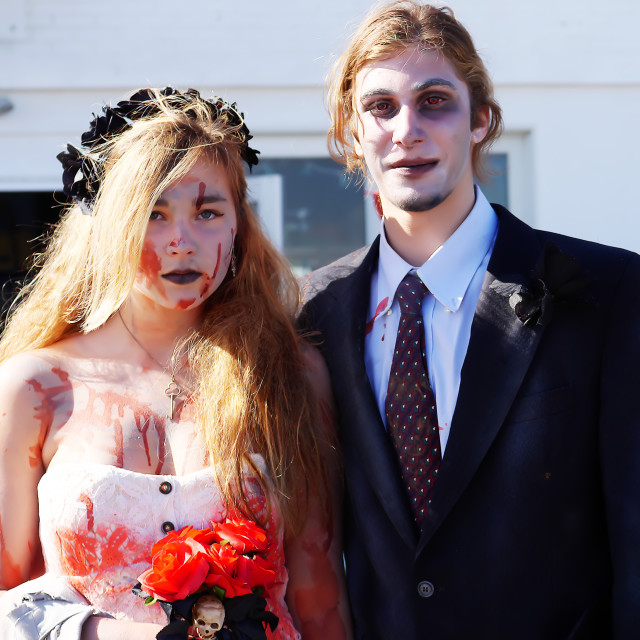 "ASBURY PARK ZOMBIE WALK" by JOHN MOUNT - $25.14 "ASBURY PARK ZOMBIE WALK" stock image