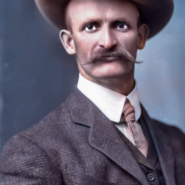 "VINTAGE PORTRAIT" by JOHN MOUNT - $25.10 "VINTAGE PORTRAIT" stock image