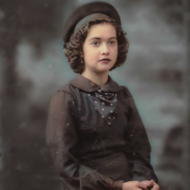 "VINTAGE PORTRAIT" by JOHN MOUNT - $25.10 "VINTAGE PORTRAIT" stock image