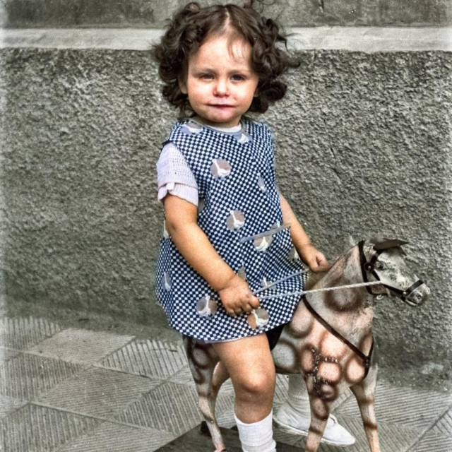 "VINTAGE CHILD PORTRAIT" by JOHN MOUNT - $25.10 "VINTAGE CHILD PORTRAIT" stock image