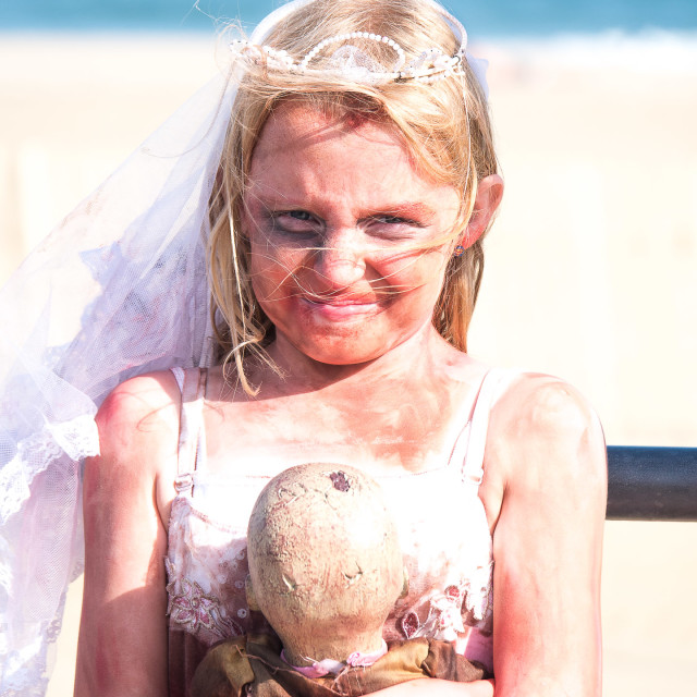 "ZOMBIE AT THE ASBURY PARK NJ ZOMBIE WALK" by JOHN MOUNT - $25.14 "ZOMBIE AT THE ASBURY PARK NJ ZOMBIE WALK" stock image