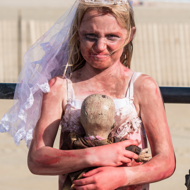 "ZOMBIE AT THE ASBURY PARK NJ ZOMBIE WALK" by JOHN MOUNT - $25.14 "ZOMBIE AT THE ASBURY PARK NJ ZOMBIE WALK" stock image