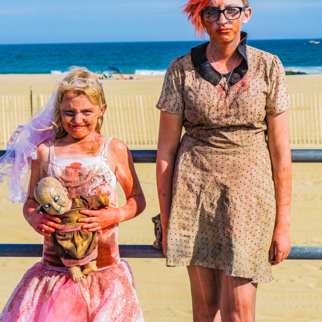 "ZOMBIES AT THE ASBURY PARK NJ ZOMBIE WALK" by JOHN MOUNT - $25.14 "ZOMBIES AT THE ASBURY PARK NJ ZOMBIE WALK" stock image