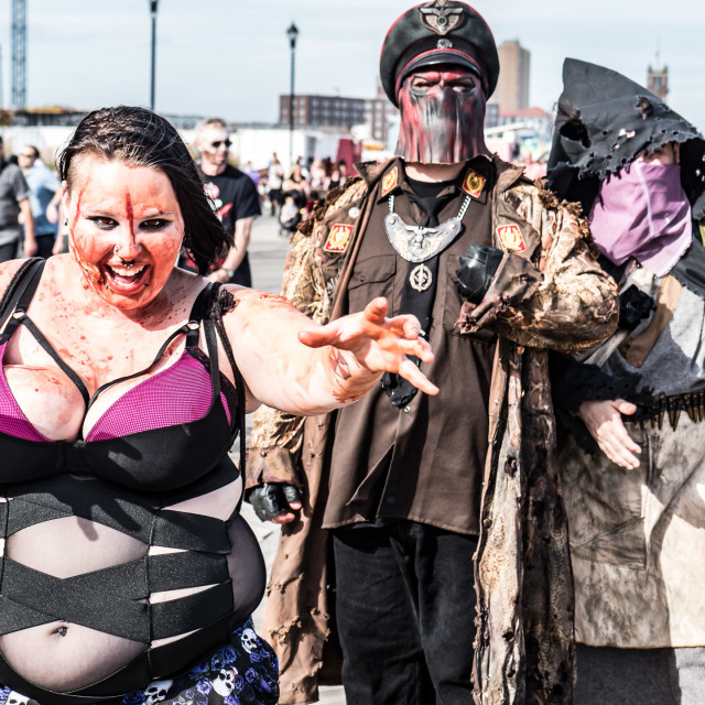 "ZOMBIES AT THE ASBURY PARK NJ ZOMBIE WALK" by JOHN MOUNT - $25.14 "ZOMBIES AT THE ASBURY PARK NJ ZOMBIE WALK" stock image