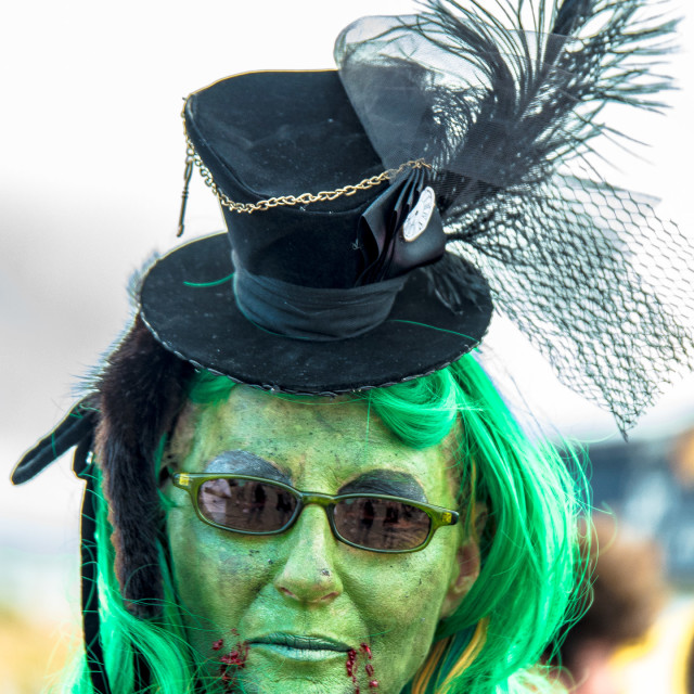 "ZOMBIE AT THE ASBURY PARK NJ ZOMBIE WALK" by JOHN MOUNT - $25.14 "ZOMBIE AT THE ASBURY PARK NJ ZOMBIE WALK" stock image