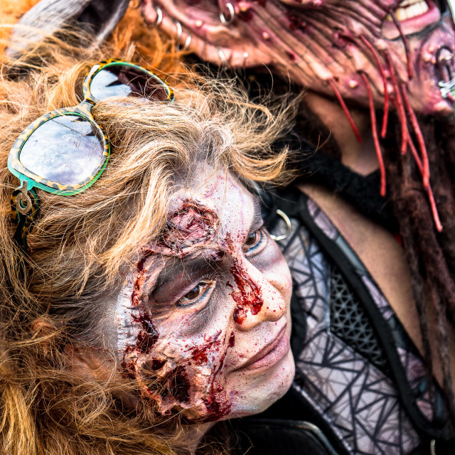 "ZOMBIE AT THE ASBURY PARK NJ ZOMBIE WALK" by JOHN MOUNT - $25.14 "ZOMBIE AT THE ASBURY PARK NJ ZOMBIE WALK" stock image