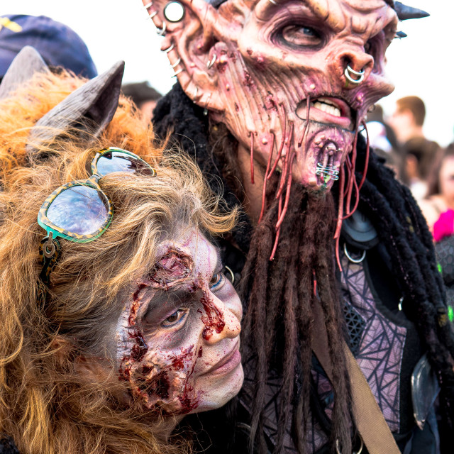 "ZOMBIE AT THE ASBURY PARK NJ ZOMBIE WALK" by JOHN MOUNT - $25.14 "ZOMBIE AT THE ASBURY PARK NJ ZOMBIE WALK" stock image