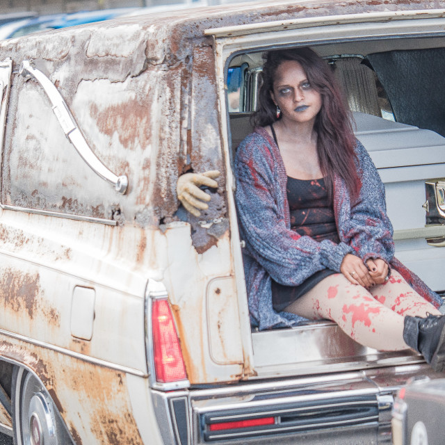 "ZOMBIE AT THE ASBURY PARK NJ ZOMBIE WALK" by JOHN MOUNT - $25.14 "ZOMBIE AT THE ASBURY PARK NJ ZOMBIE WALK" stock image