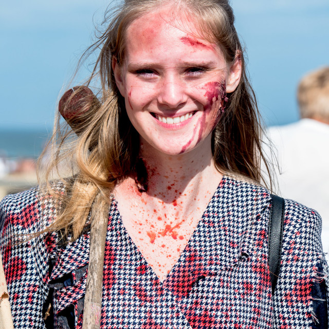 "YOUNG GIRL ZOMBIE" by JOHN MOUNT - $25.14 "YOUNG GIRL ZOMBIE" stock image
