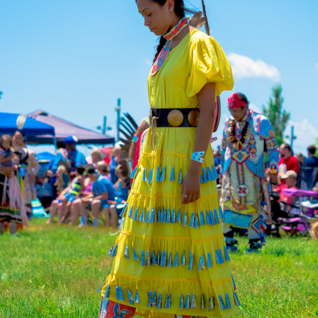 "NATIVE AMERICAN POW WOW" by JOHN MOUNT - $25.10 "NATIVE AMERICAN POW WOW" stock image