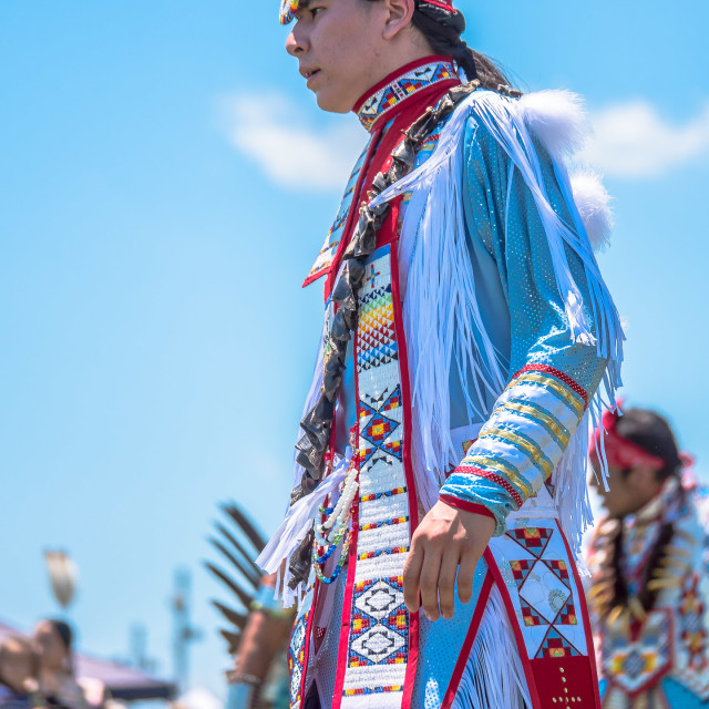 "NATIVE AMERICAN POW WOW" by JOHN MOUNT - $25.10 "NATIVE AMERICAN POW WOW" stock image