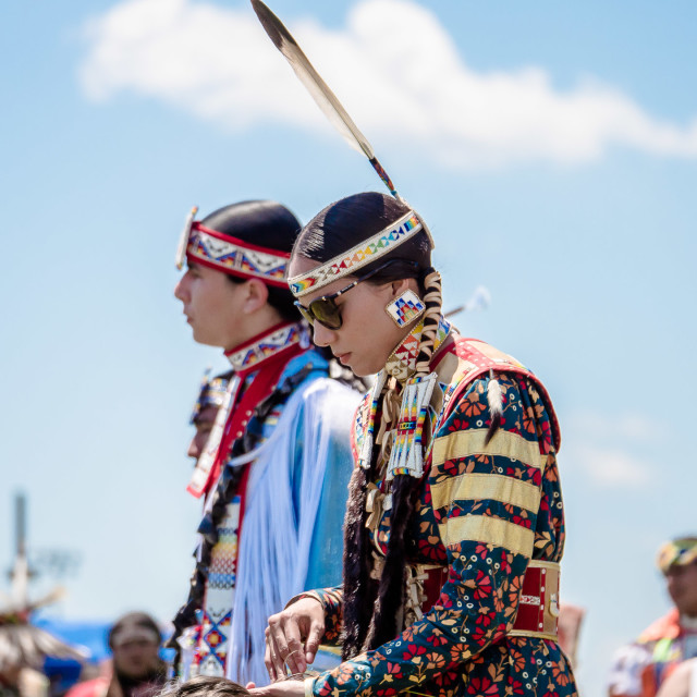"NATIVE AMERICAN POW WOW" by JOHN MOUNT - $25.10 "NATIVE AMERICAN POW WOW" stock image