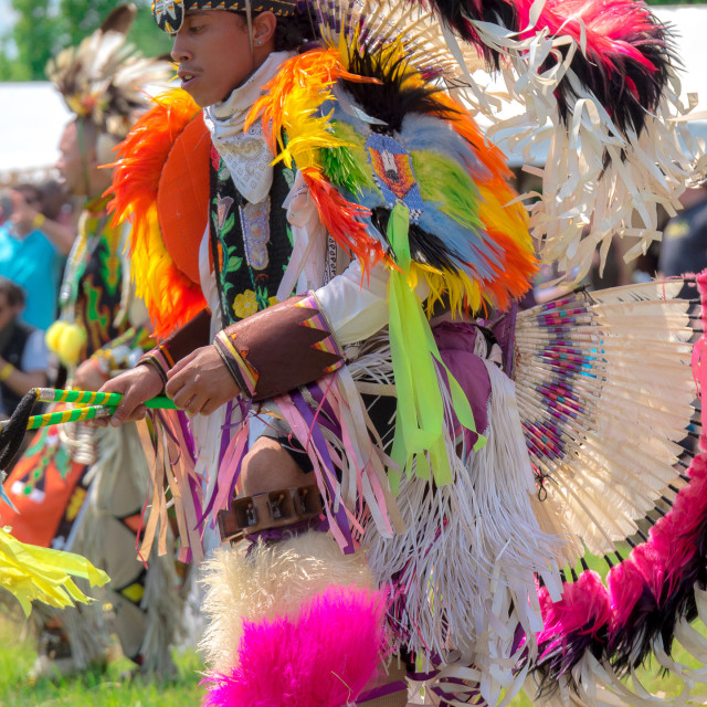 "NATIVE AMERICAN POW WOW" by JOHN MOUNT - $25.10 "NATIVE AMERICAN POW WOW" stock image