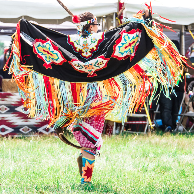 "NATIVE AMERICAN DANCING WITH BEAUTIFUL SHAWL" by JOHN MOUNT - $25.10 "NATIVE AMERICAN DANCING WITH BEAUTIFUL SHAWL" stock image