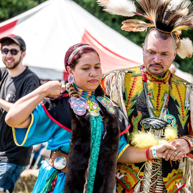"NATIVE AMERICAN COUPLE DANCING" by JOHN MOUNT - $25.10 "NATIVE AMERICAN COUPLE DANCING" stock image